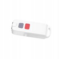 Bezpieczny brelok do kluczy z alarmem osobistym Głośna syrena Alarm bezpieczeństwa w kolorze białym