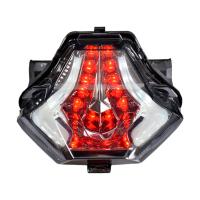 Motocyklowa Lampa Tylna Stop Białe Światło Stop Łatwa w Instalacji Bezpośredni Montaż