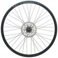 KOŁO ROWEROWE PRZÓD PRZEDNIE 28 CALI + TARCZA 160mm STOŻEK CZARNE