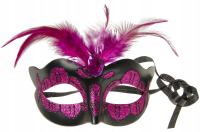 Karnawałowa maska wenecka przebranie na bal imprezę