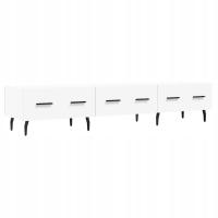 Szafka pod TV biała 150x36x30 cm