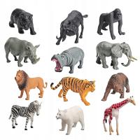 PVC Zoo Animal Model Educational Figurines