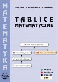 Tablice matematyczne - Miękka oprawa - Alicja Cewe - Podkowa - stan NOWA