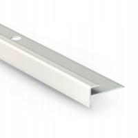Profil Schodowy Listwa Schodowa do paneli winylowych LVT 135cm 5mm srebrny