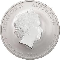 Moneta, Australia, Elizabeth II, 2 Dollars, 2011,