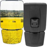 LUSTERKO PODWÓJNE 223X435mm CASE NEW HOLLAND JOHN DEERE MF CIĄGNIK KOPARKA