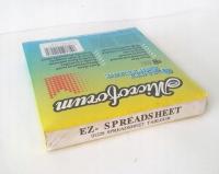 Stary arkusz kalkuacyjny EZ SPREADSHEET IBM folia dysk5,25