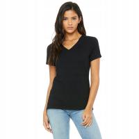 Koszulka damska V-Neck Fruit of the Loom Czarny