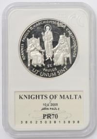 10 Lir - UT UNUM SINT - Malta - 2005 rok