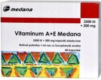 Витамин А Е Медана витамин А Е 40 капсул