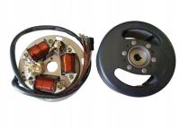 Zapłon platynki iskrownik 6V kompletny + Magneto niemieckie Simson S51