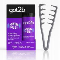 Zestaw grzebień+Got2b Puder do włosów Schwarzkopf objętość męski damski