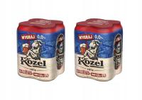 Безалкогольное пиво Kozel 0% полутемное 8 x 500 мл банка 2x 4 упаковки четыре упаковки
