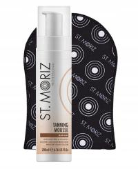 ST.MORIZ Zestaw Mus Samoopalający Medium + Praktyczna Rękawica 200ml