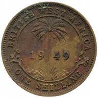 26616. Brytyjska Afryka Zachodnia, 1 szyling, 1949r.