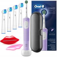 Электрическая зубная щетка Oral-B Vitality Pro D103 Box фиолетовый набор