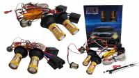 Światła do jazdy dziennej LED 2w1 PY21W BAU15S 1156 88W z żarówkami