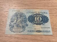Estonia - 10 koron - 1937 - rzadki