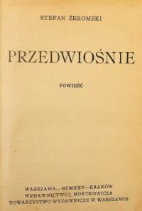 Przedwiośnie 1925 r.