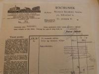 Firma Piliński Bydgoszcz, rach. ozdobny 1930