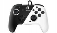 PDP NINTENDO SWITCH FACEOFF DELUXE CONTROLLER+AUDIO - BLACK+WHITE