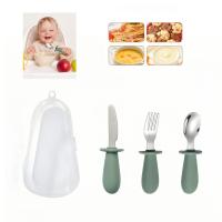 Sztućce Dla Dzieci Do Nauki Samodzielnego Jedzenia – Kolor Zielony