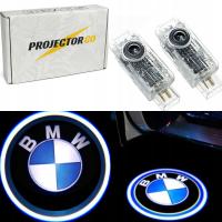 BMW 2X PROJEKTOR LAMPKI ŚWIATŁO LED LOGO POWITALNE DO AUTA MODELE 2007-2019