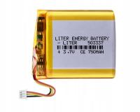 Akumulator litowo-polimerowy (Li-Poly) Liter Energy Battery 3,7 V 750 mAh