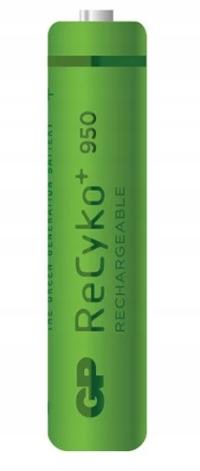 Akumulatorki GP ReCyko AAA R03 950 mAh NiMH 1.2V opakowanie 4 szt.