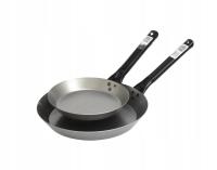 Patelnia cygańska stalowa Polska 20 + 26 komplet