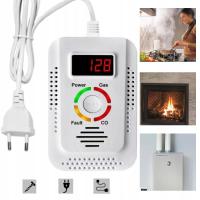 ДЕТЕКТОР УГАРНОГО ГАЗА 2 В 1 ДАТЧИК УГАРНОГО ГАЗА CO LPG LNG МЕТАН