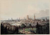 GDAŃSK. Panorama miasta; wydanie T. Bensley dla R. Bowyera, Londyn 1815