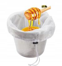 SITO Worek do Filtrowania MIODU Nalewek odcedzanie drobne oczka Filtr