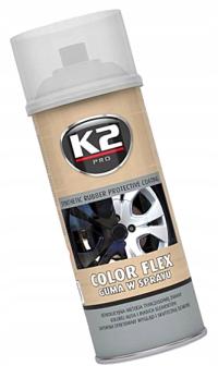 K2 COLOR FLEX CLEAR GUMA W SPRAYU BEZBARWNA 400ml DBAutoMotive