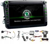 RADIO NAWIGACJA GPS ANDORID SKODA OCTAVIA FABIA SUPERB RAPID WIF USB 2/64GB