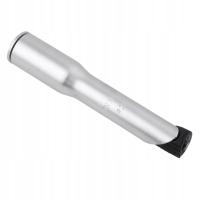 Przenośny wspornik kierownicy, wyższy, zwiększony rdzeń dla 28,6 mm, srebrny 22,2 mm