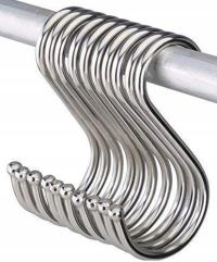HALFMART ESKA крюк крюк подвеска для плед трубы типа S большой 8,5 см 10шт
