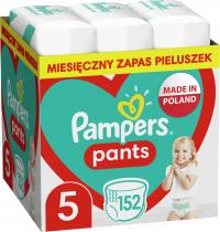 PAMPERS PANTS PIELUCHOMAJTKI JUNIOR R.5 152 SZTUK