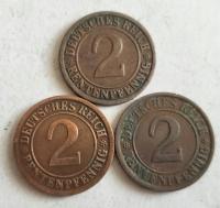 Moneta Niemcy 2 rentenpfennig 1924