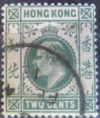 Hongkong kolonia brytyjska stary znaczek (6/19