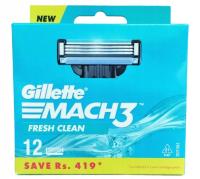 GILLETTE MACH3 СМЕННЫЕ ЛЕЗВИЯ 12 ШТ