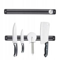 МАГНИТНЫЙ ДЕРЖАТЕЛЬ ДЛЯ КУХОННЫХ НОЖЕЙ, МАГНИТНЫЙ ДЕРЖАТЕЛЬ ДЛЯ НОЖЕЙ, ЧЕРНЫЙ 33 СМ