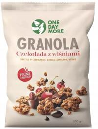 One Day More Musli Granola Czekolada z Wiśniami 350g