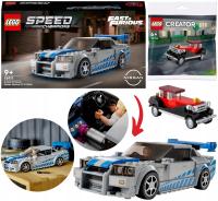 LEGO Speed Champions Nissan Skyline GT-R R34 + Zabytkowy Samochód 76917