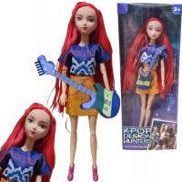 MIRA Lalka KPop Demon Hunters Łowczynie Demonów 30cm ! + Gitara