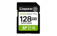 Karta pamięci SDXC Kingston 128GB Canvas Select Plus UHS-1 Class10 U1 V10