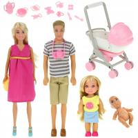 Anlily беременная кукла с семейным набором из 3 кукол детская коляска аксессуары