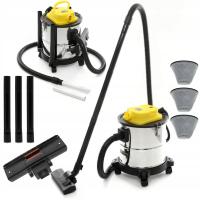 ODKURZACZ PRZEMYSŁOWY SEPARATOR KOMINKOWY DO KOMINKA POPIOŁU GRILLA 1650W