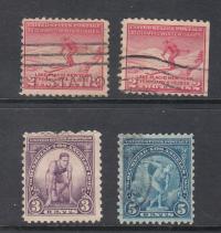 USA Mi 346,348-349 SPORT 2 x seria z 1932 odmiany