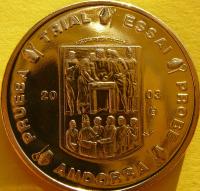 20 EURO CENT ANDORRA 2003 DUCHOWNI i ŚWIECCY WŁADCY PRÓBA